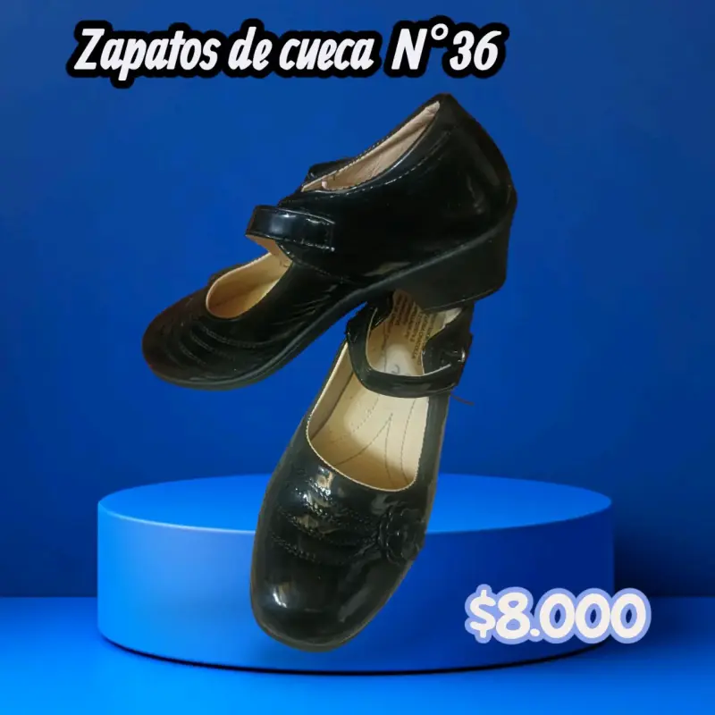 Zapatos de cueca negros talla 36