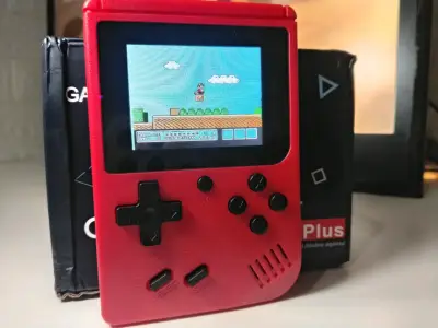 Consola portátil retro Game Box roja - miniatura 2