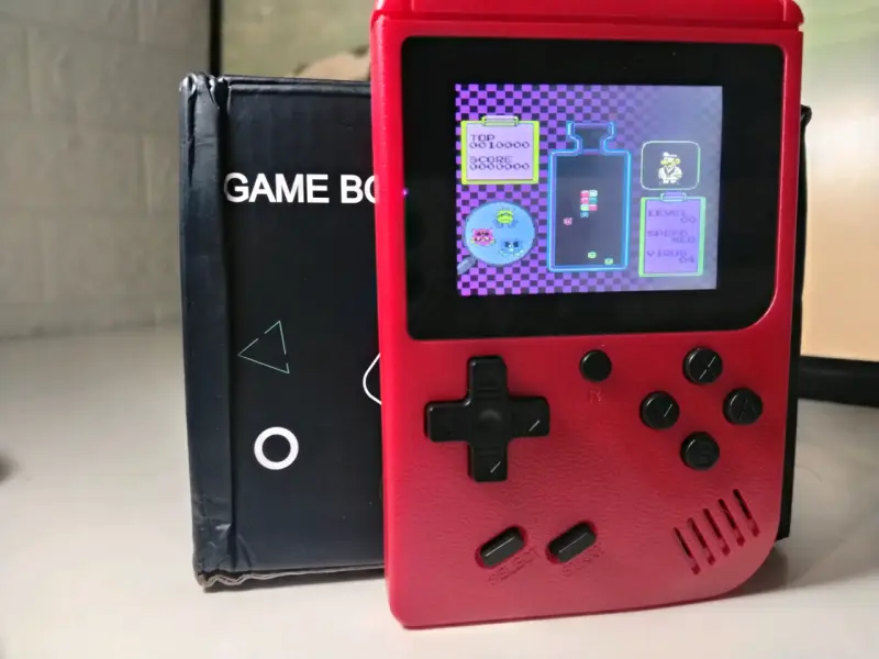 Consola portátil retro Game Box roja - 3