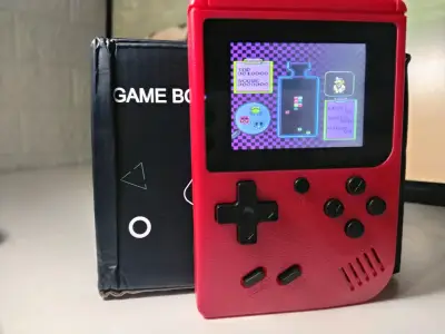 Consola portátil retro Game Box roja - miniatura 3