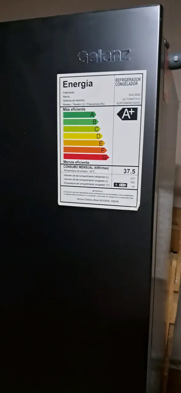 Refrigerador Galanz Side by Side Negro - 3