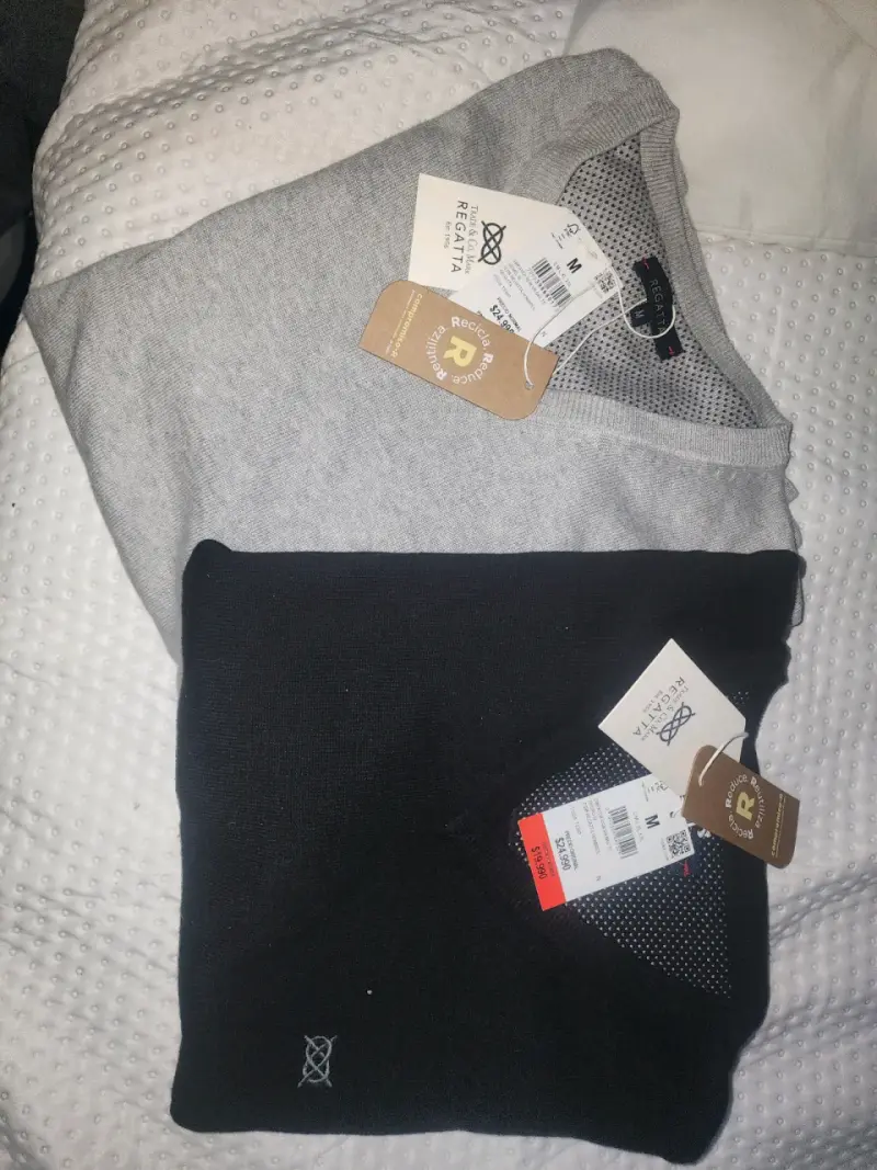 Pack de polerones Regatta gris y negro talla M - 3