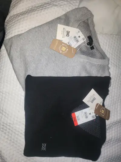 Pack de polerones Regatta gris y negro talla M - miniatura 3