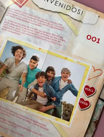 Álbum de stickers One Direction oficial Panini - miniatura 2