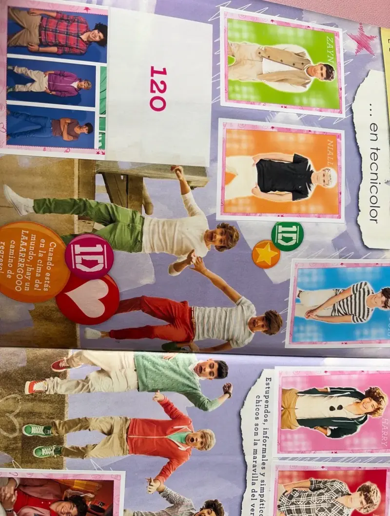 Álbum de stickers One Direction oficial Panini - 4