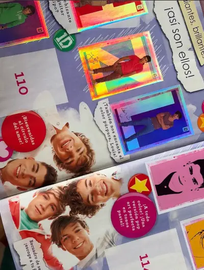 Álbum de stickers One Direction oficial Panini - miniatura 5