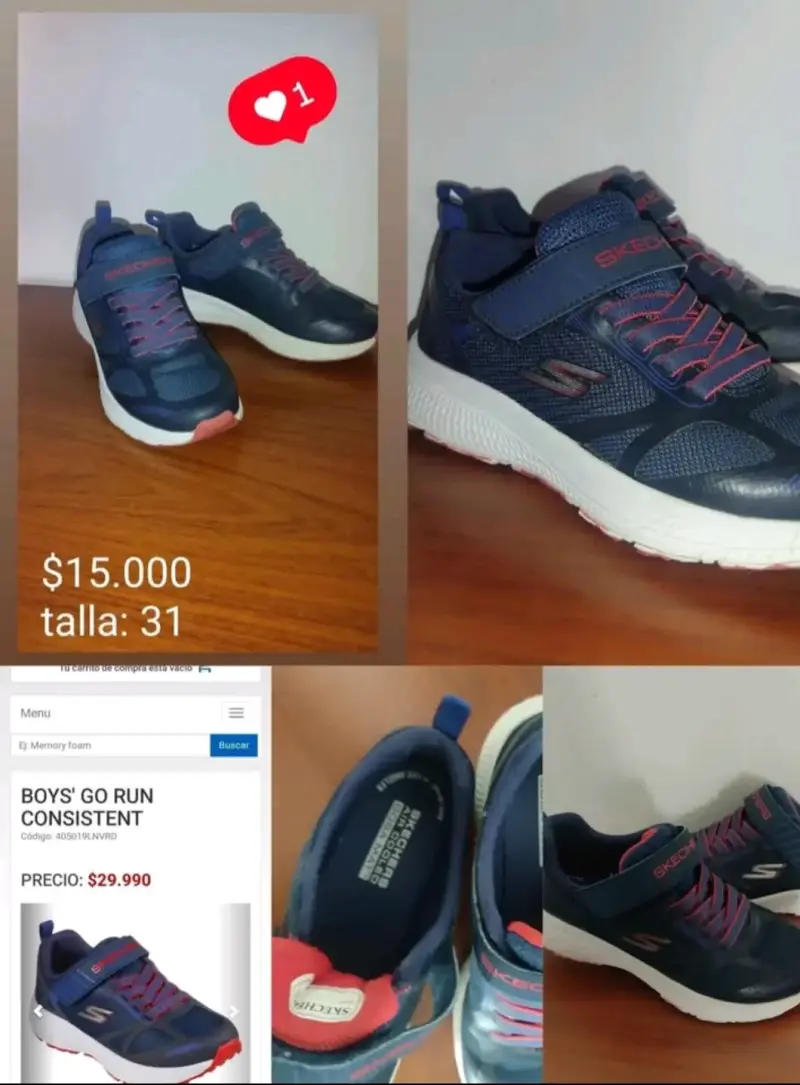 Zapatillas Skechers Go Run Consistent Niño Azul Talla 31