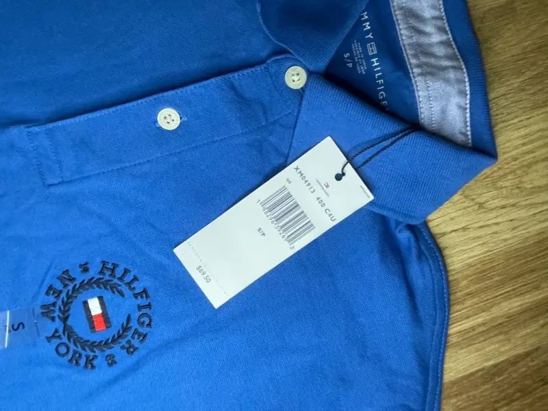 Polera Polo Azul Tommy Hilfiger Talla S - 2