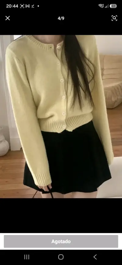 Cárdigan amarillo para mujer en buen estado - miniatura 1