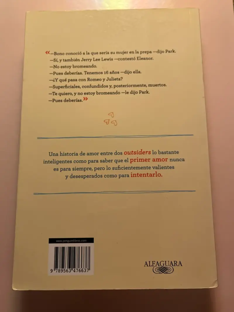 Libro Eleanor & Park de Rainbow Rowell - 2