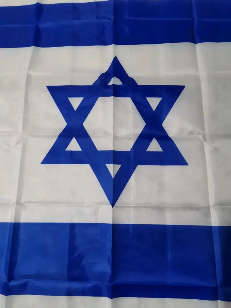 Bandera de Israel 90 x150 grande en tela resisten - 2