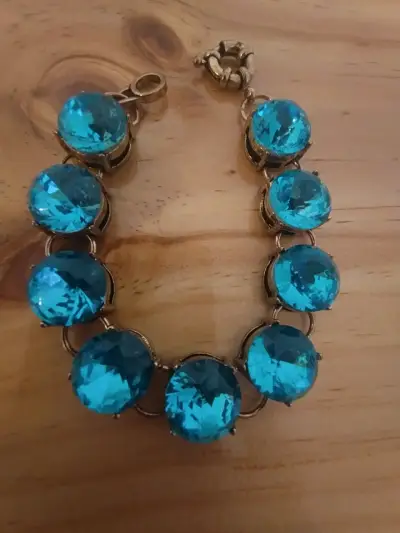 Pulsera de piedras azules brillantes - miniatura 2