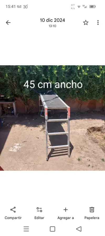 Mesa plegable de trabajo 1.35m - miniatura 3