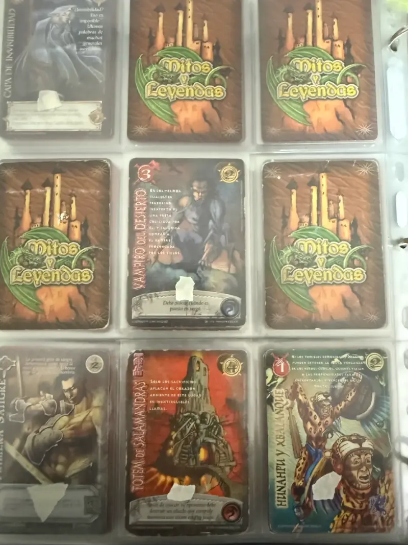 Colección de cartas Mitos y Leyendas - 2