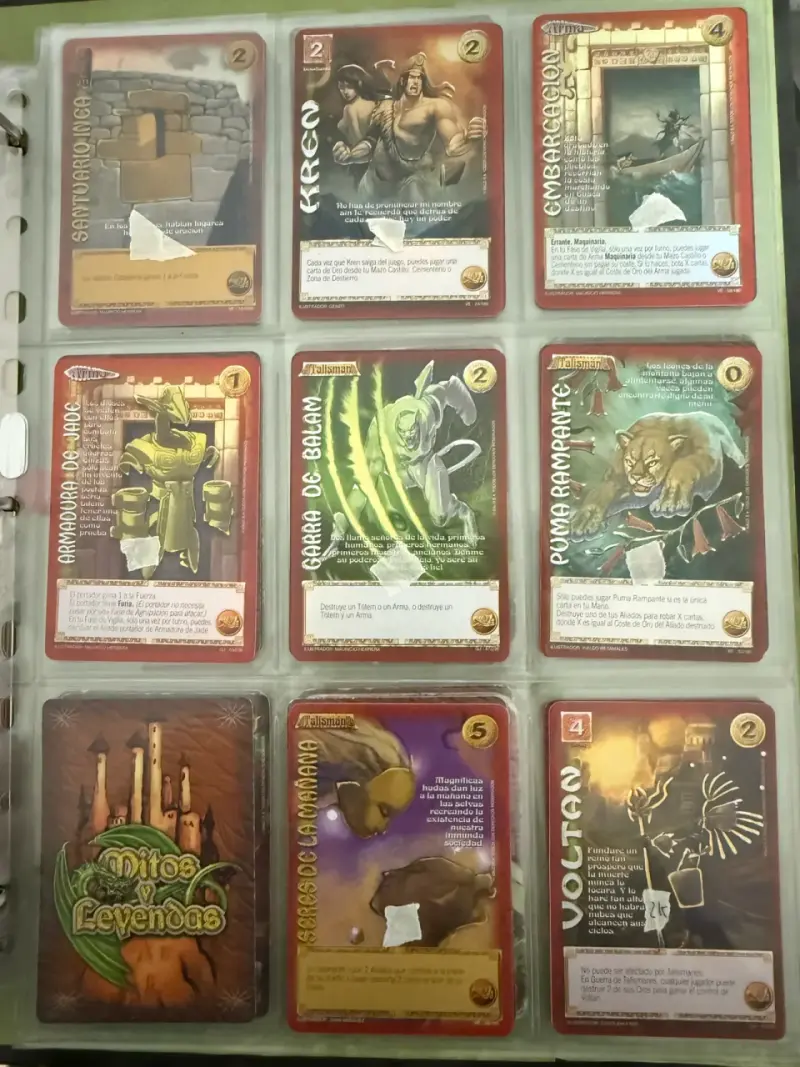 Colección de cartas Mitos y Leyendas - 5