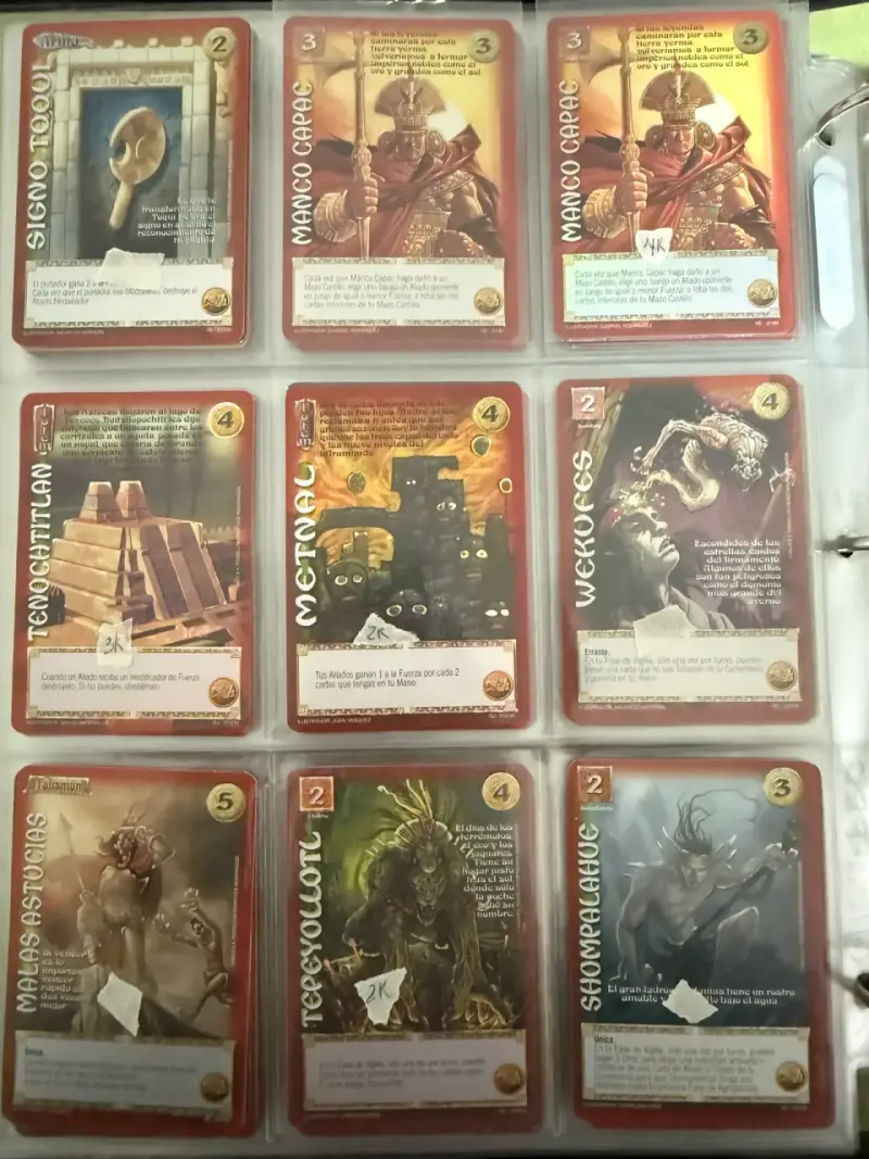 Colección de cartas Mitos y Leyendas - 6