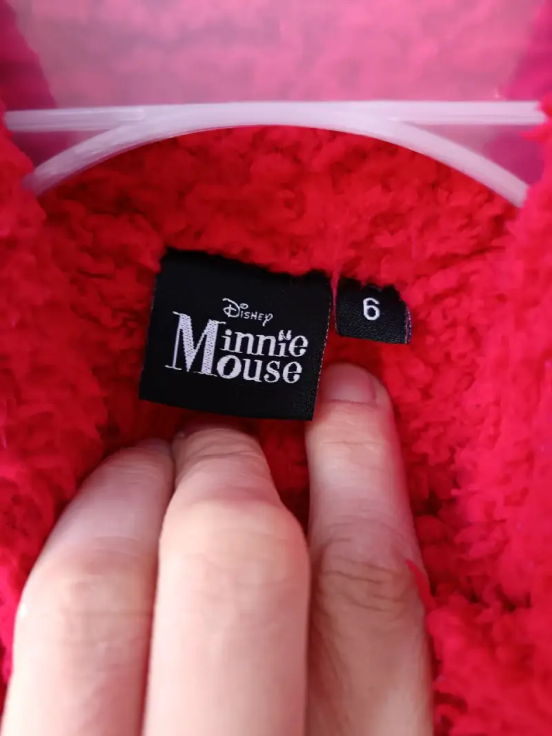 Peludito Minnie Mouse talla 6 - 3
