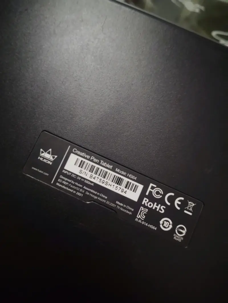 Tableta gráfica Huion H640L con lápiz - 4