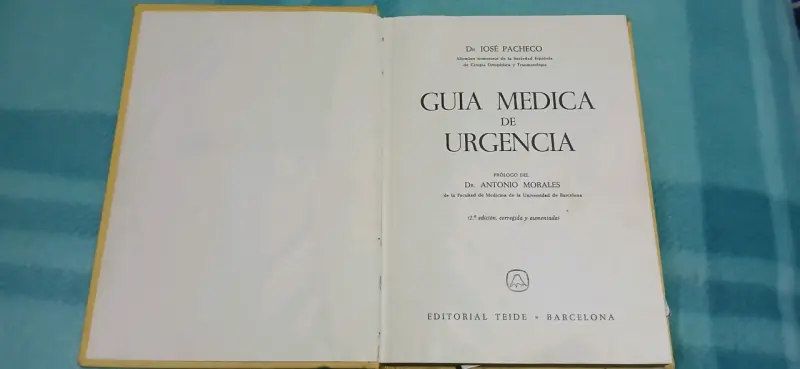 Guía Médica de Urgencia de José Pacheco 1961 - 2