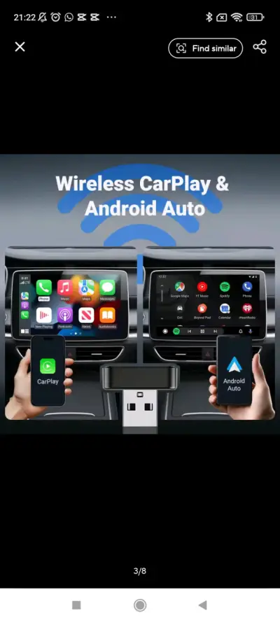 Adaptador Inalámbrico CarPlay y Android Auto - miniatura 2