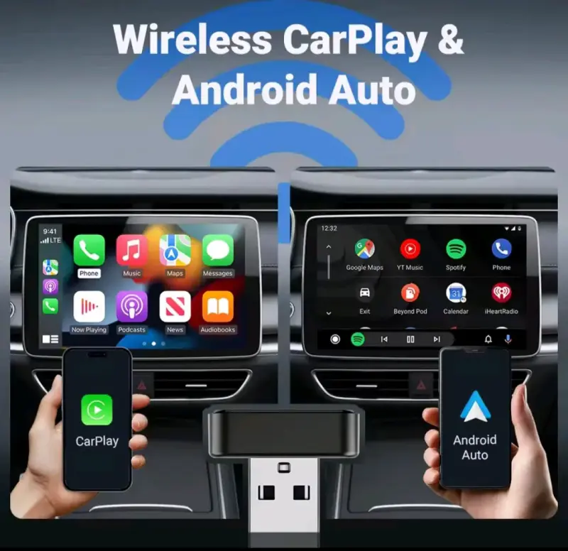 Adaptador Inalámbrico CarPlay y Android Auto - 3