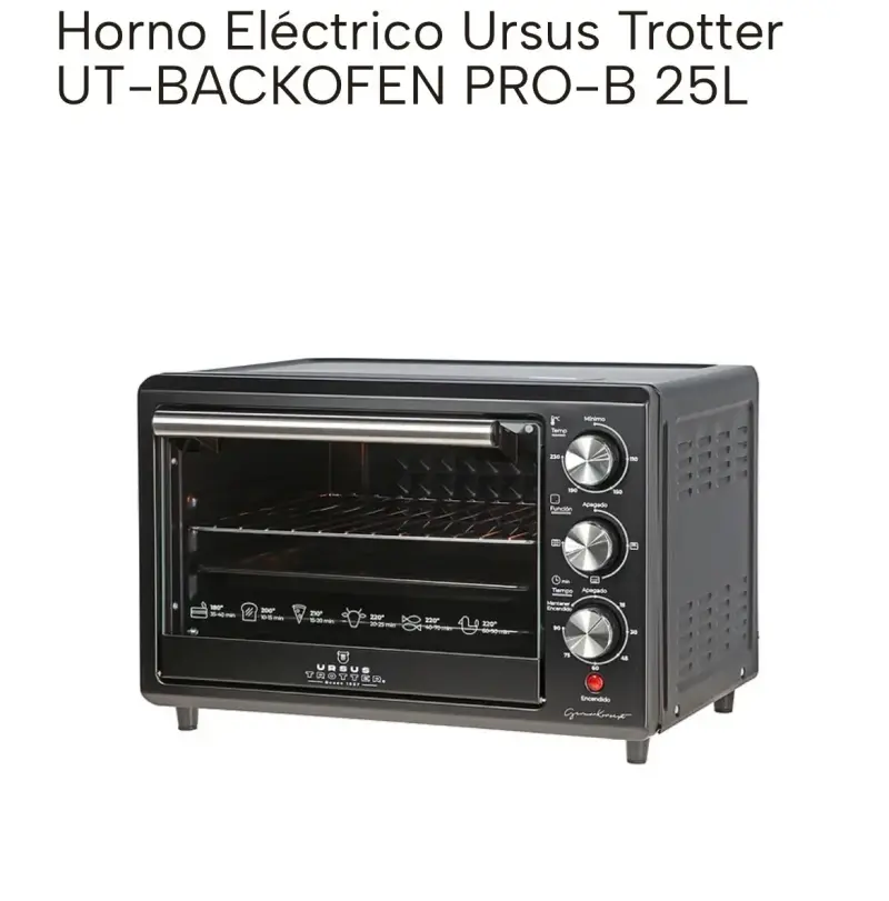 Horno Eléctrico Ursus Trotter 25L Pro-B - 1