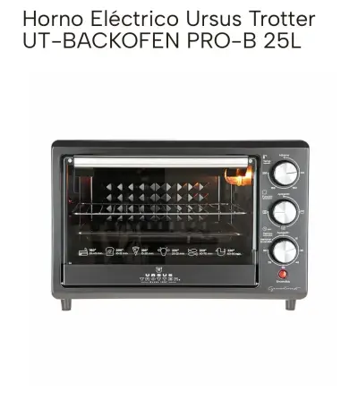 Horno Eléctrico Ursus Trotter 25L Pro-B - miniatura 2