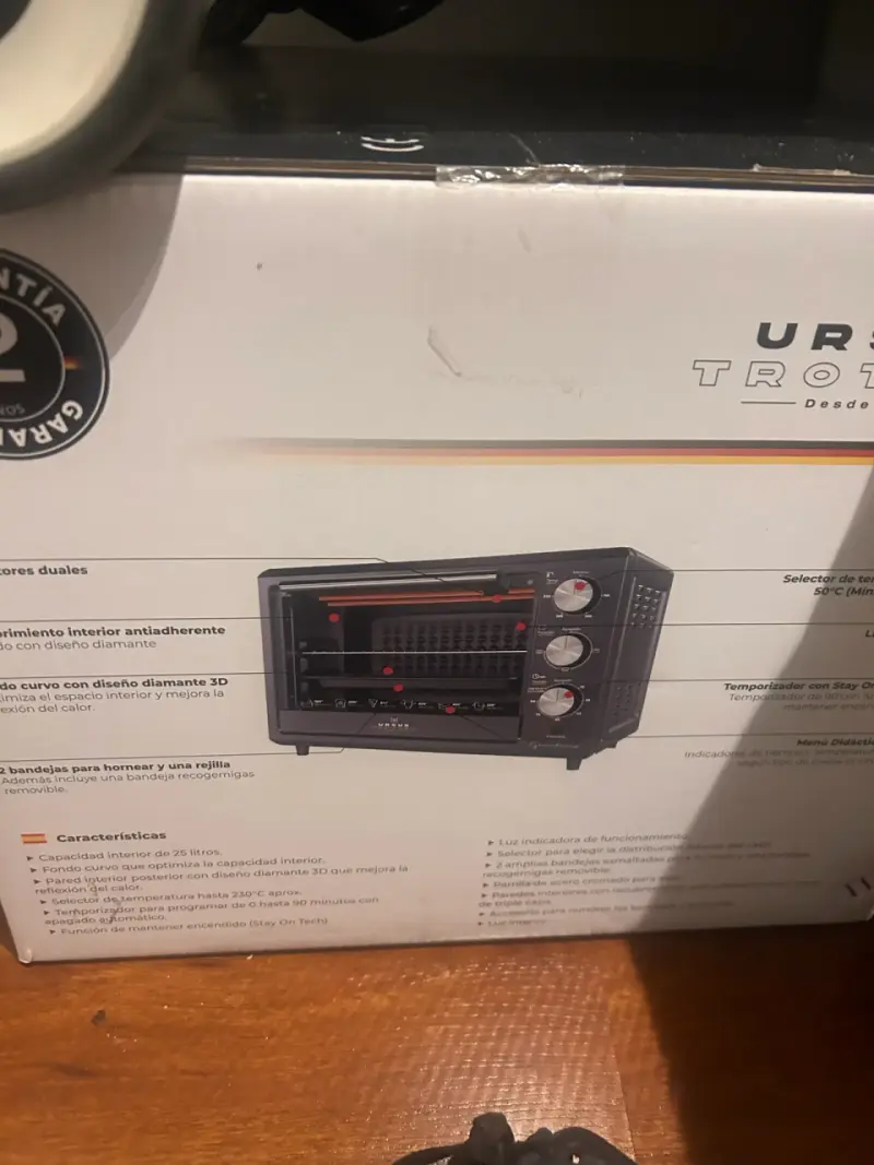 Horno Eléctrico Ursus Trotter 25L Pro-B - 6