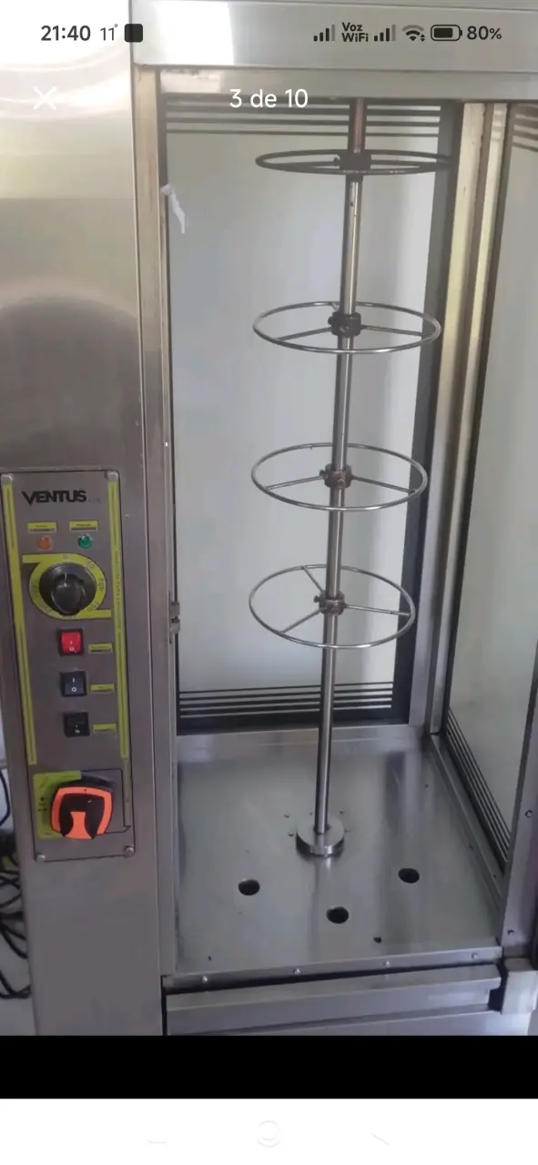 Horno rostizador de pollos Ventus en buen estado - 2