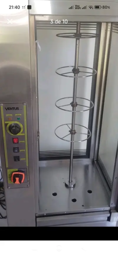 Horno rostizador de pollos Ventus en buen estado - miniatura 2