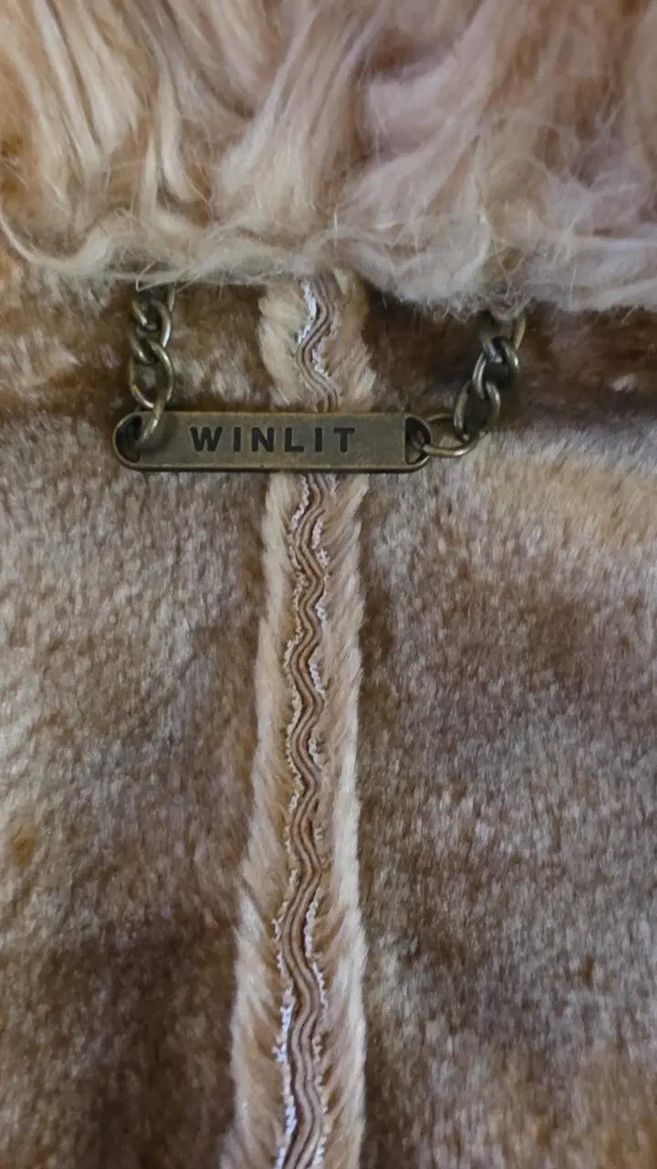 Abrigo Cuero Genuino Winlit Talla L con piel - 6