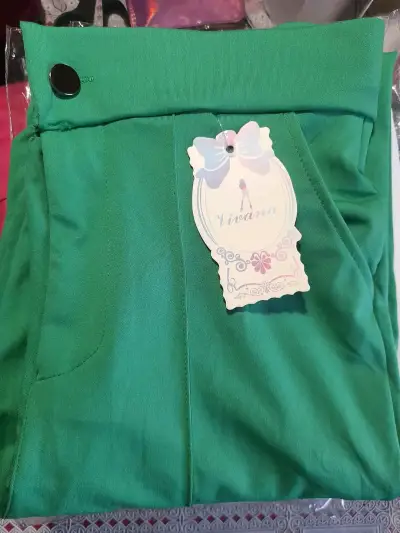 Pantalones verdes talla SM para mujer - miniatura 2