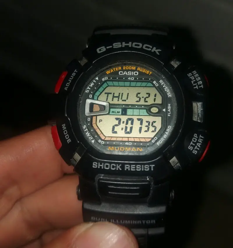 Reloj Casio G-Shock Mudman resistente al agua - 1
