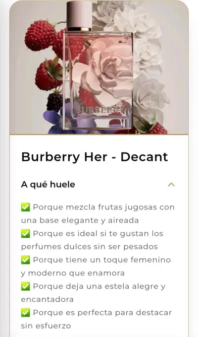 Perfume Decant Burberry Her 5ml - miniatura 6