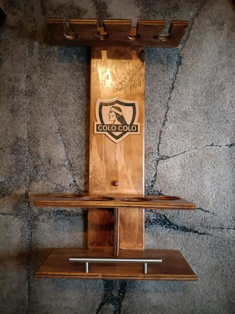 Estante, cavas, repisa de Vino de Madera - 3