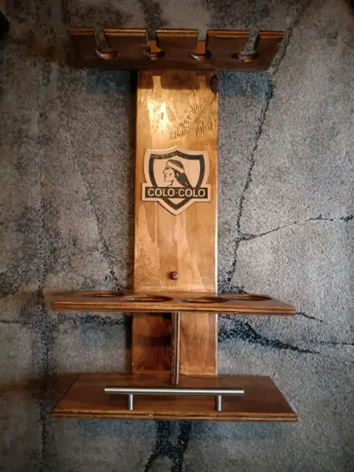 Estante, cavas, repisa de Vino de Madera - miniatura 3