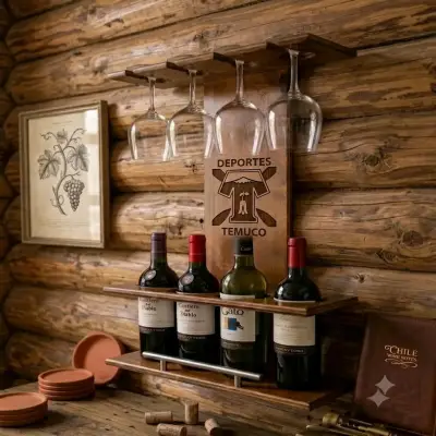 Estante, cavas, repisa de Vino de Madera - miniatura 4