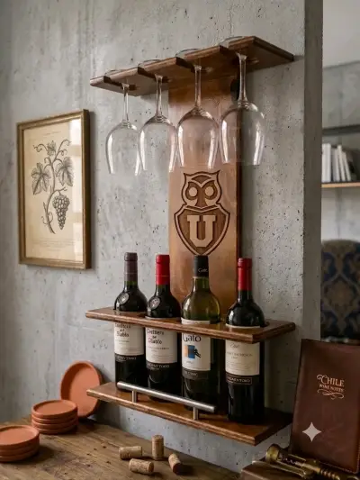 Estante, cavas, repisa de Vino de Madera - miniatura 5