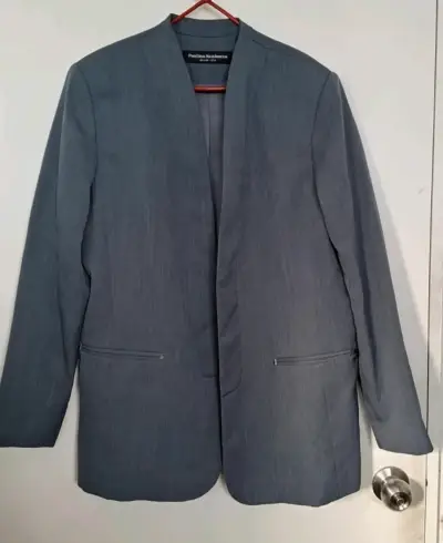 Traje de mujer gris elegante Paulina Sánchez - miniatura 1