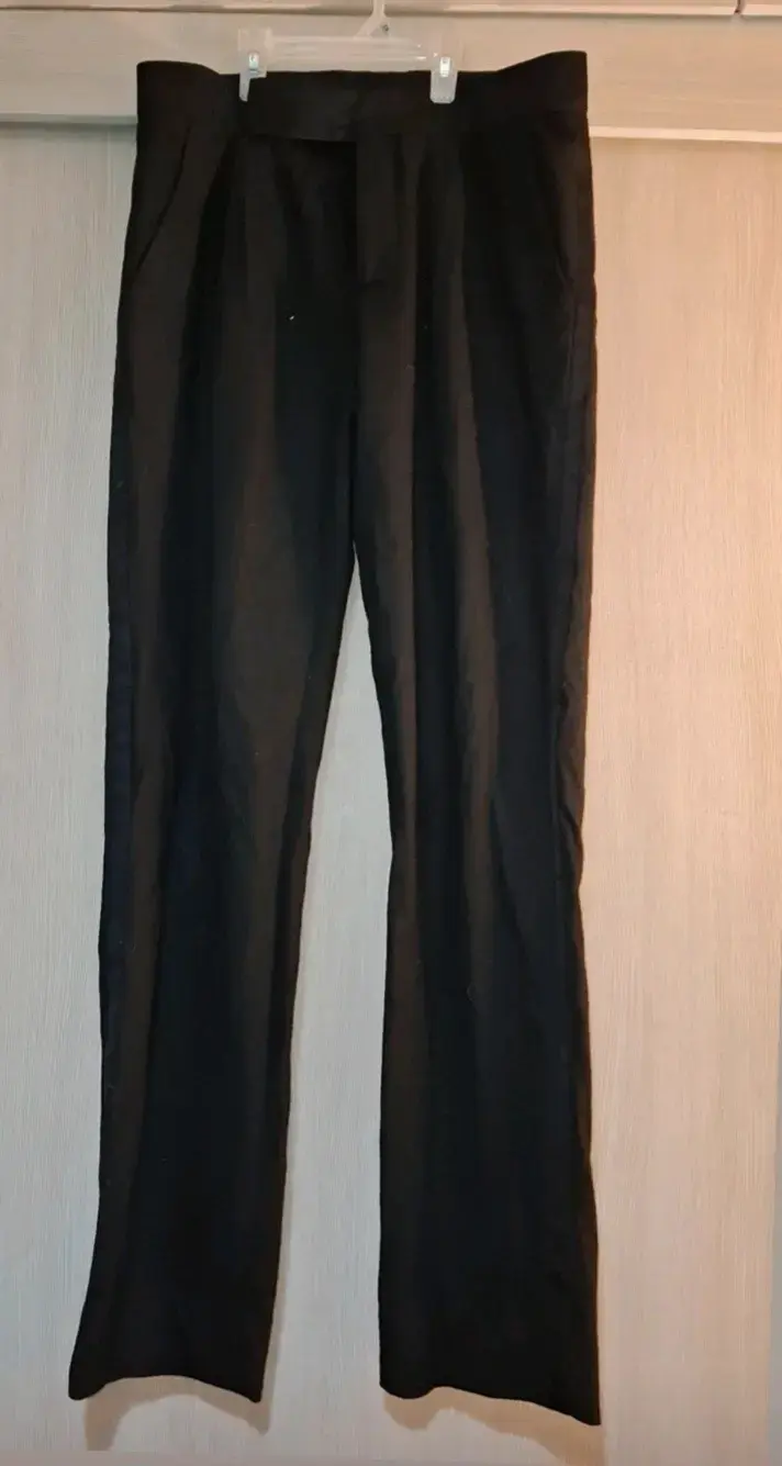 Pantalones de vestir negros para hombre - 2