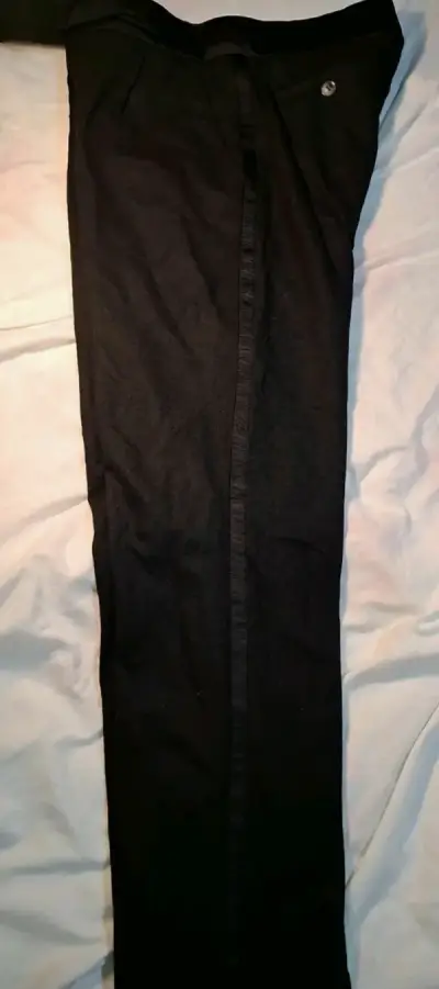 Pantalones de vestir negros para hombre - miniatura 4