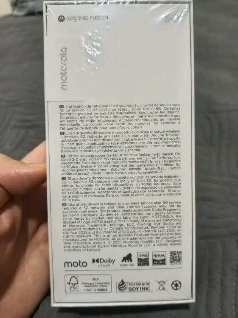 Motorola Edge 60 Fusion 8+256GB Azul - 3