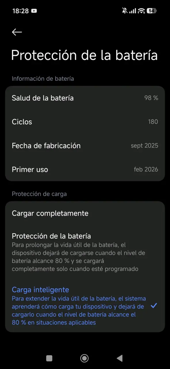 Smartphone Xiaomi con buena salud de batería - 2