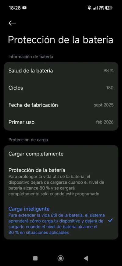 Smartphone Xiaomi con buena salud de batería - miniatura 2