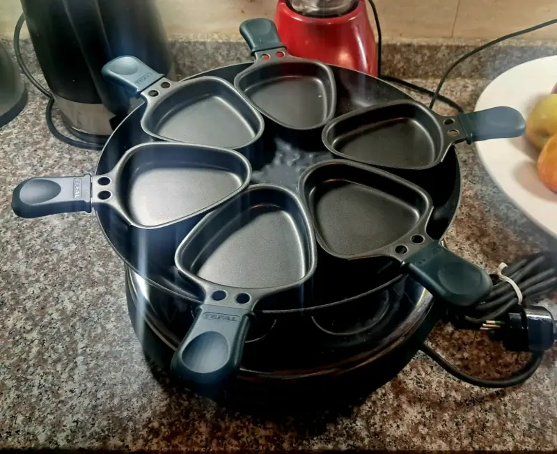 Raclette Tefal Jour de Fête con sartenes - 4
