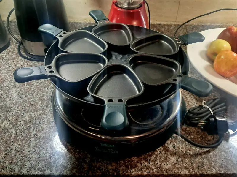 Raclette Tefal Jour de Fête con sartenes - 6