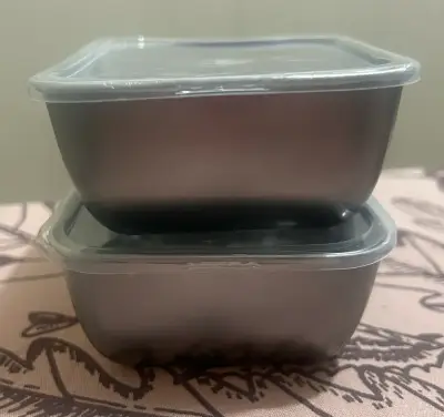 Set de 2 contenedores de aluminio con tapa - miniatura 5
