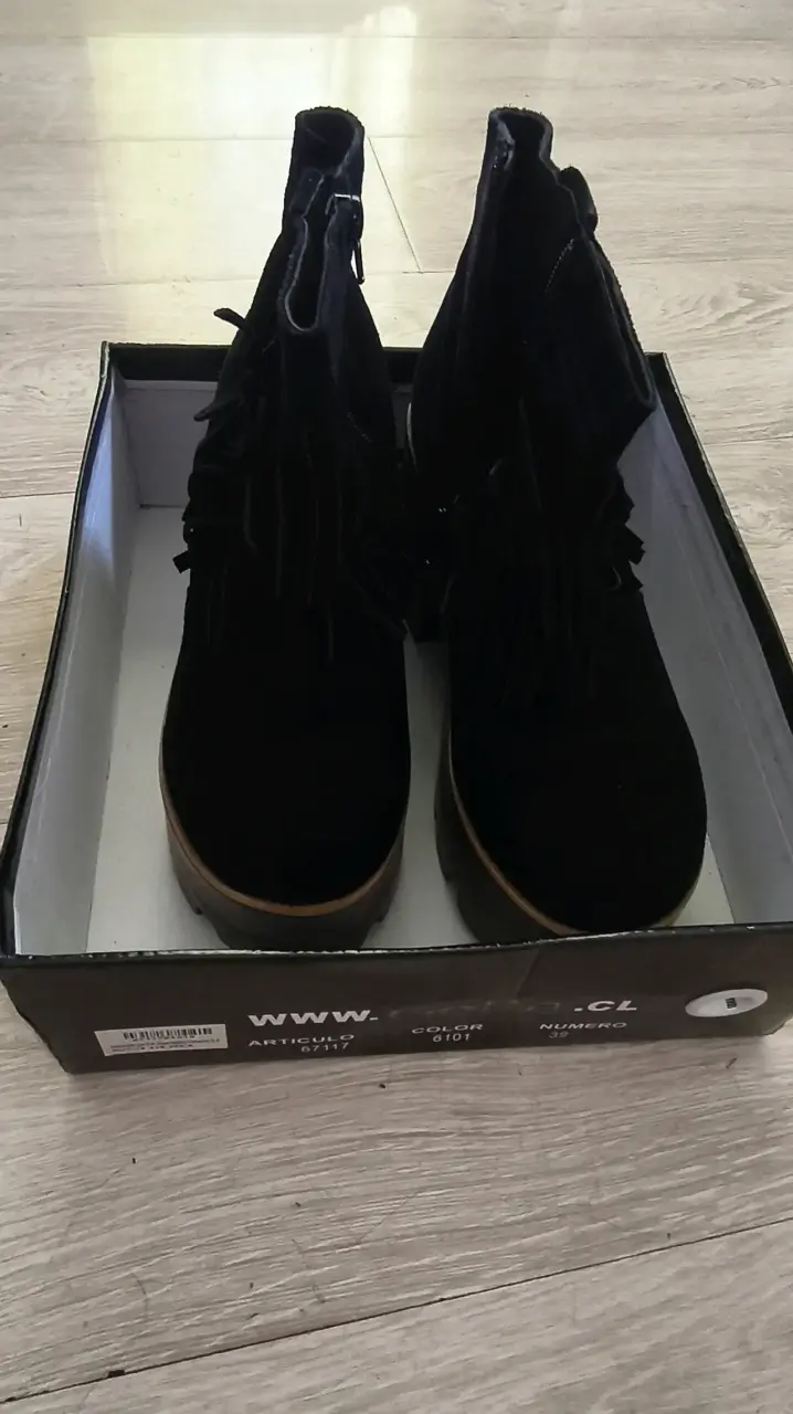 Botines de gamuza negro Gotta talla - 1