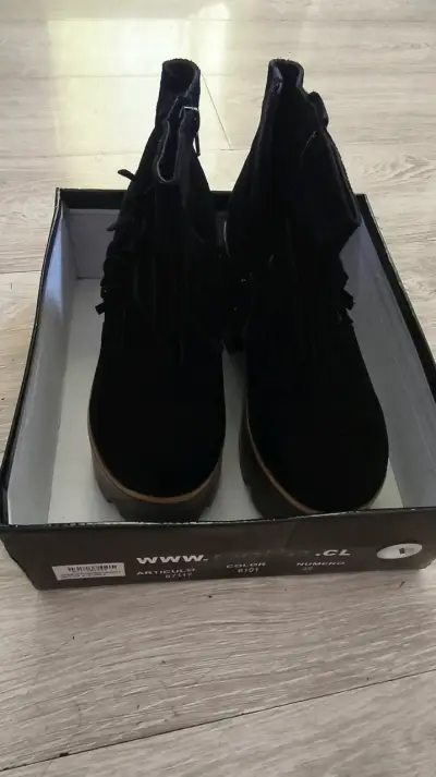 Botines de gamuza negro Gotta talla - miniatura 1