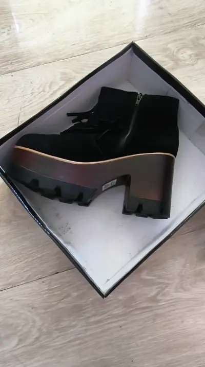 Botines de gamuza negro Gotta talla - miniatura 2